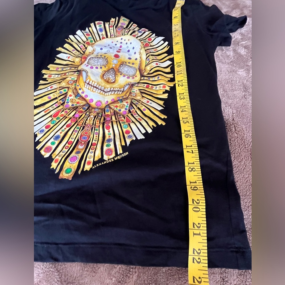 Alexander McQueen graphic crew neck T-Shirt size S or 4 - Picture 10 of 11